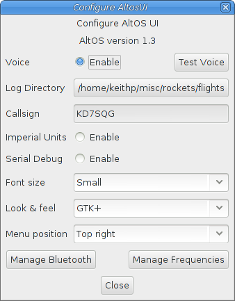 configure altosui